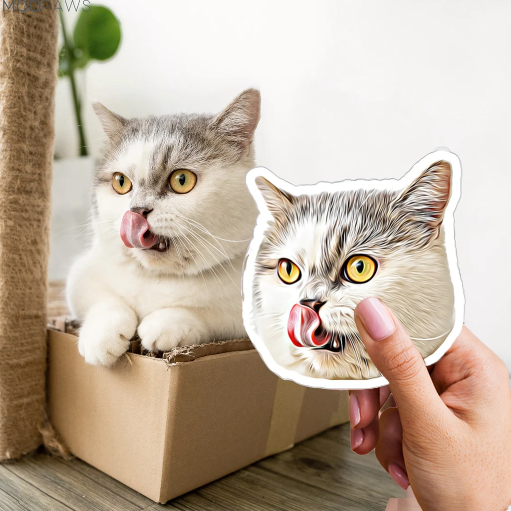 3x Adesivo personalizzato per il vostro animale domestico